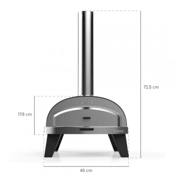 ZiiPa Barbecues, Fours, Kamados Et Accessoires<Four à pizza Piana Charbon,