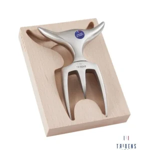 Tridens Couteaux Professionnels<Fourchette à découper avec socle empreinte,