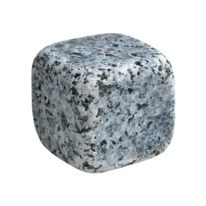ONTHEROCKS Verres Whisky Et Porto<9 glaçons en granit bleu de Bretagne, ON THE ROCKS