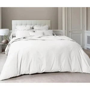 Anne de Solène Housses De Couette, Parures<Housse de couette Percale Vexin Blanc,