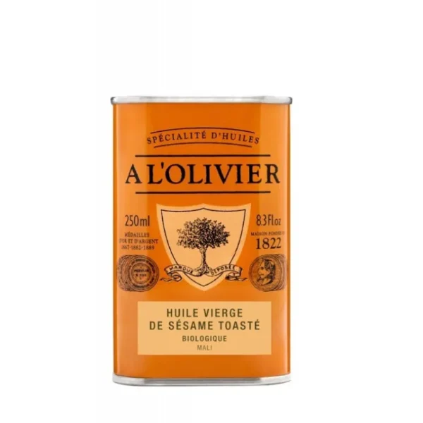À L'OLIVIER Huile & Vinaigre<Huile vierge de Sésame toasté biologique, A L'OLIVIER