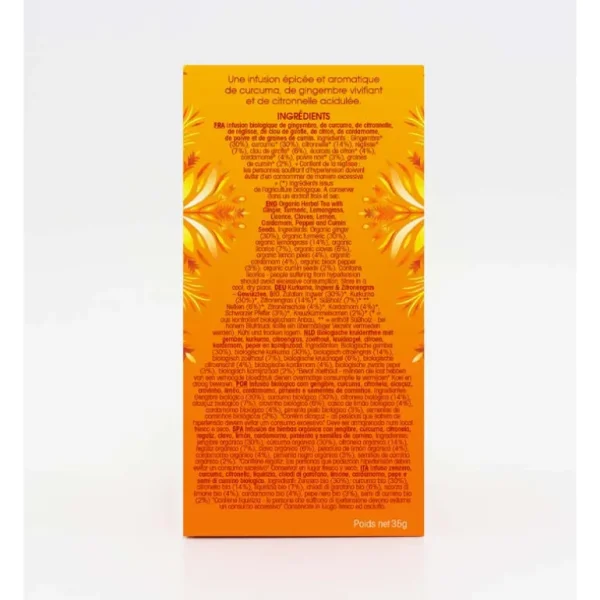 English Tea Shop Les Thés Et Tisanes<Infusion Bio Curcuma, Gingembre et Citronnelle 20 sachets,