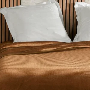 Linder Plaids Et Couvre-Lits<Jeté de lit Gaufré Marron,