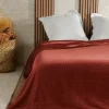 Linder Plaids Et Couvre-Lits<Jeté de lit Gaufré Terre Cuite,