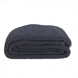 Sud Etoffe Plaids Et Couvre-Lits<Jeté de lit Grand Hotel Anthracite,