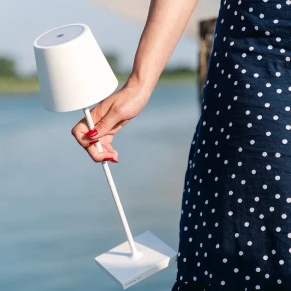 Zafferano Lampes Et Suspensions<Lampe de table Poldina Blanc,