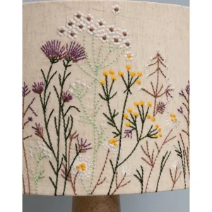 Chehoma Lampes Et Suspensions<Lampe et abat-jour brodé Wildflower,
