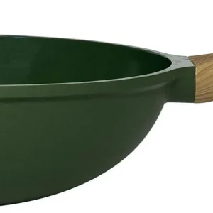 COOKUT Woks | Sauteuses Anti-Adhérentes<L'Incroyable Wok Vert Fougère,