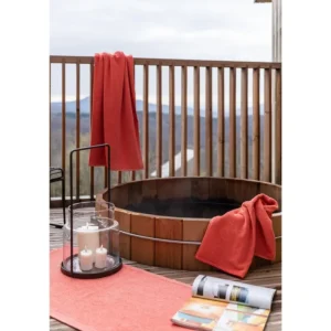 VIVARAISE Serviettes | Draps De Douche<Linge de toilette Bora Corail,