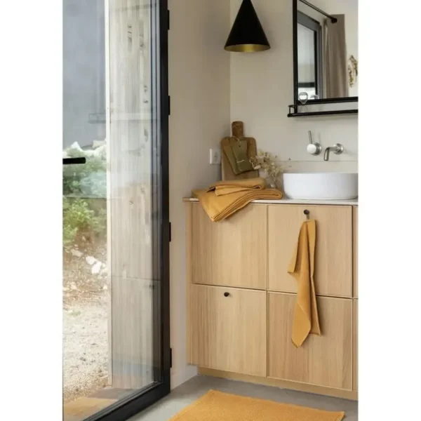 VIVARAISE Serviettes | Draps De Douche<Linge de toilette Bora Moutarde,