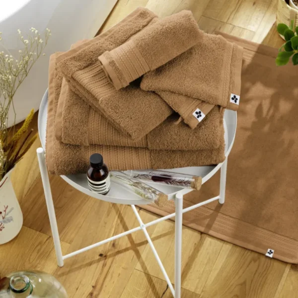 L'effet papillon Serviettes | Draps De Douche<Linge de toilette Garance Camel,