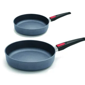 Woll Poêles Anti-Adhérentes<Lot de 2 poêles Diamond Lite Induction,