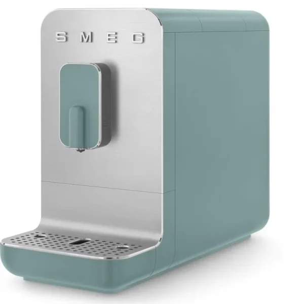 SMEG Machines À Café Professionnelles, Robots<Machine à café Automatique avec broyeur intégré Années 50 Emeraude,