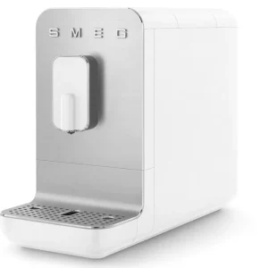 SMEG Machines À Café Professionnelles, Robots<Machine à café Automatique avec broyeur intégré Années 50 Blanc,