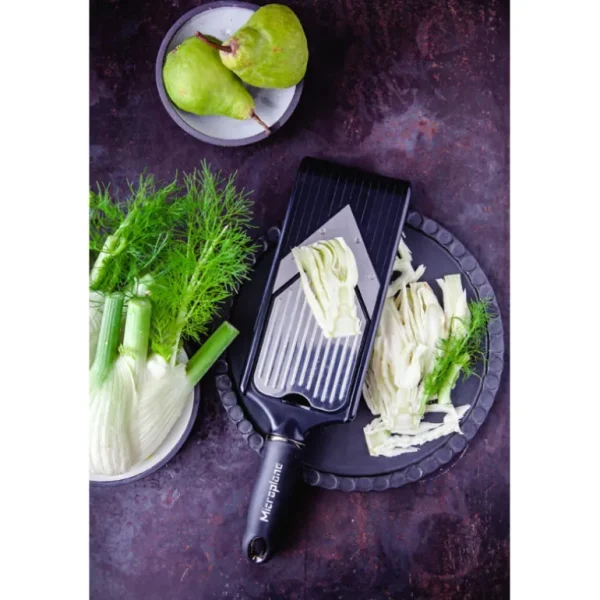 Microplane Mandolines<Mandoline lame V avec lame à julienne,