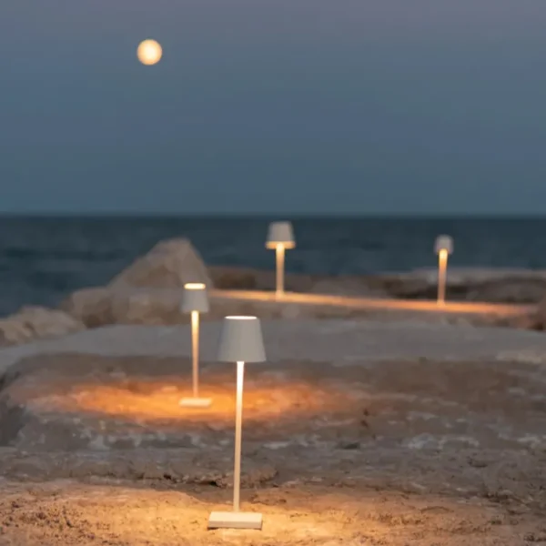 Zafferano Lampes Et Suspensions<Micro lampe de table Poldina Blanc,