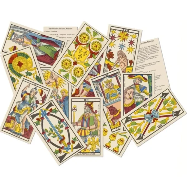 Marc Vidal Les Jeux D'Intérieur<Mini tarot de Marseille,