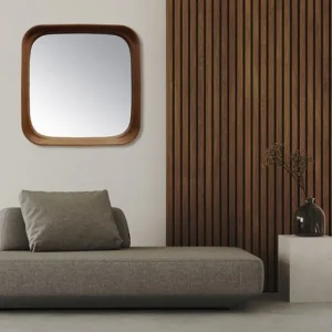 EMDE Miroirs Et Trumeaux<Miroir arrondi Bois Brun, Emdé