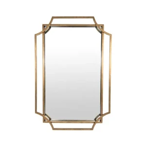 EMDE Miroirs Et Trumeaux<Miroir Art Déco métal doré 60 x 90 cm, Emdé