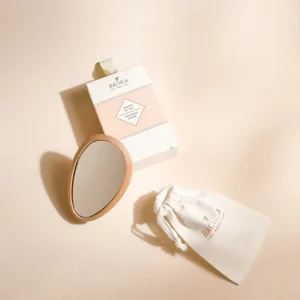 Bachca Les Accessoires<Miroir de sac en bois avec étui,