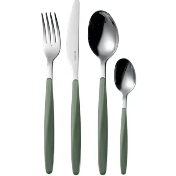 GUZZINI Ménagères Couverts<Ménagère 24 pièces My Fusion Vert Olive,