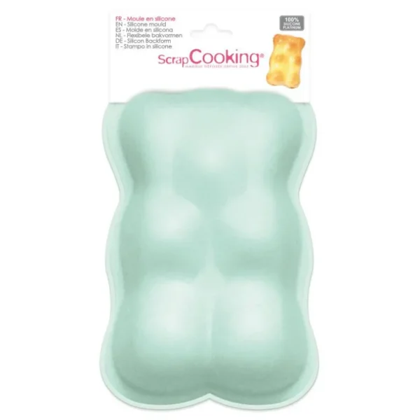 ScrapCooking Moules Souples<Moule silicone Grand Ourson,
