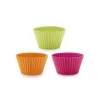 LÉKUÉ Moules Souples<6 moules muffins couleurs, Lékué