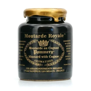 Les assaisonnements Briards Épices & Condiments<Moutarde Royale au Cognac Pommery,