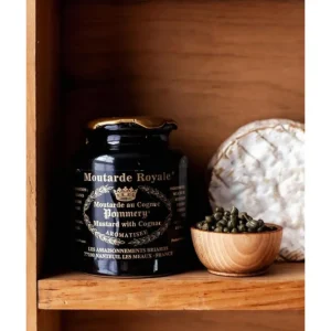 Les assaisonnements Briards Épices & Condiments<Moutarde Royale au Cognac Pommery,