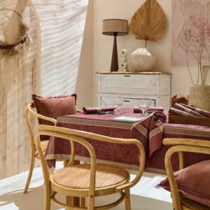 Sud Etoffe Nappes<Nappe Alicante Bois de Rose,