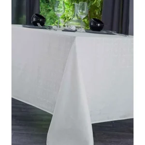 Nydel Paris Nappes<Nappe Damassé Uni Sable Venezia,