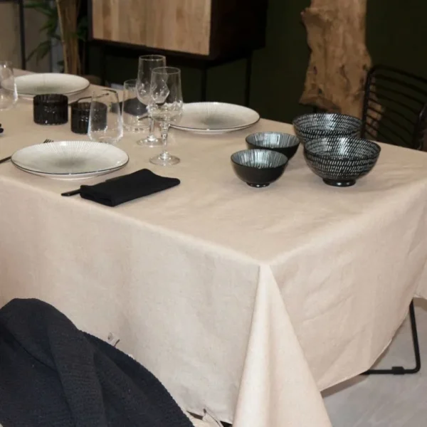 Sud Etoffe Nappes<Nappe enduite Palace Lino,