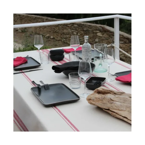 Sud Etoffe Nappes<Nappe Prunelle Rouge,