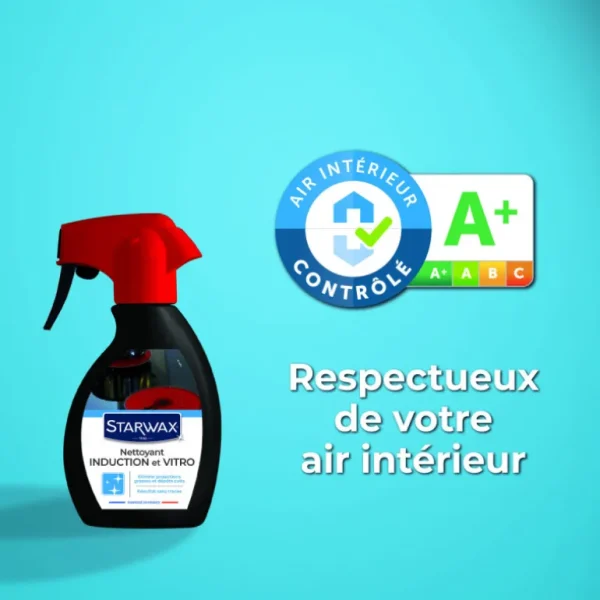 STARWAX Cuisine<Nettoyant quotidien pour vitrocéramique et induction,