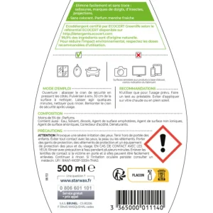 STARWAX Écologiques<Nettoyant spécial vitres et miroirs  Soluvert,