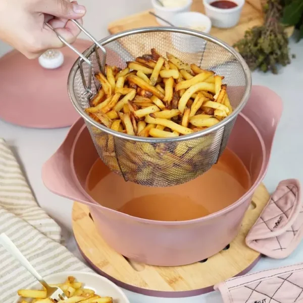 COOKUT Cuit Vapeur<Panier Cuisson et Friture L'Incroyable Cocotte,