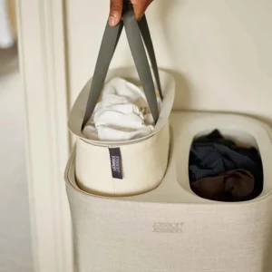 JOSEPH JOSEPH Coin Douche Et Bain<Panier de séparation du linge Beige,