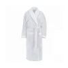 SENSEI Peignoirs<Peignoir de bain mixte col châle Blanc Sensoft,