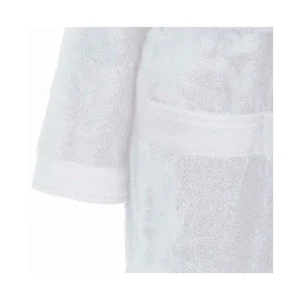 SENSEI Peignoirs<Peignoir de bain mixte col châle Blanc Sensoft,