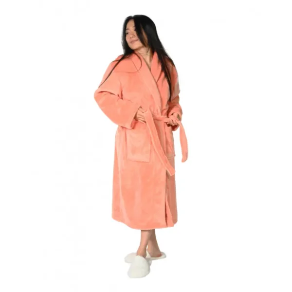 SENSEI Peignoirs<Peignoir polaire Komo Rose Thé,