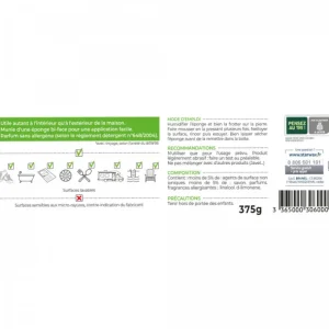 STARWAX Écologiques | Cuisine<Pierre de nettoyage multi-surfaces soluvert,