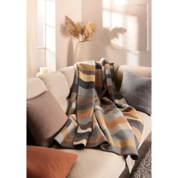 Biederlack Plaids Et Couvre-Lits<Plaid en coton Patch,