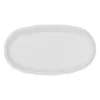 Côté Table Les Plats De Service<Plat ovale en faïence blanc 43 x 24 cm Darcy,