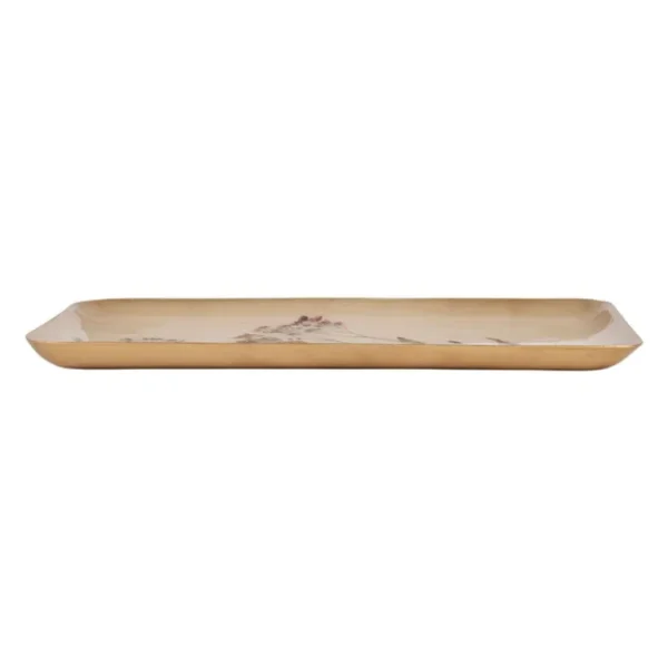 Côté Table Les Plateaux | Les Plats De Service<Plateau en fer 15 x 25 cm Floral,
