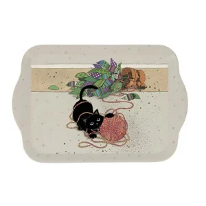Kiub Les Plateaux<Plateau en mélamine Chat Pelote,