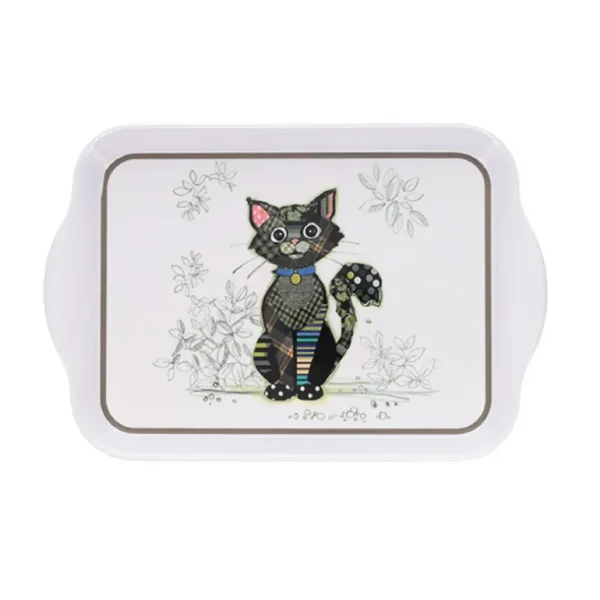 Kiub Les Plateaux<Plateau en mélamine Kook Chat Noir,