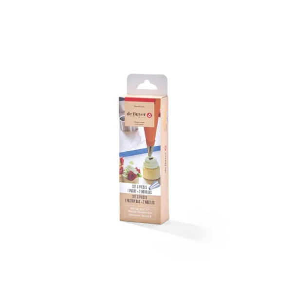 DE BUYER Douilles Et Poches À Douille<Poche pâtissière souple et 2 douilles inox,