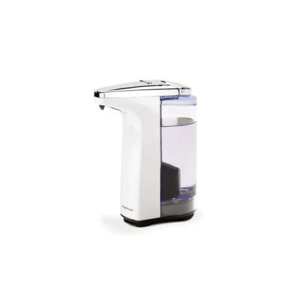 Simplehuman Coin Lavabo<Pompe à savon blanche à capteur,