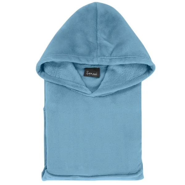 SENSEI Peignoirs<Poncho polaire à capuche Kapra,