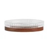 Andrea House Coin Lavabo<Porte Savon en Verre et Acacia,